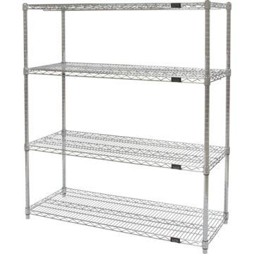 Heavy-Duty Chromate Wire Shelving