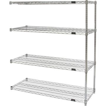 Heavy-Duty Chromate Wire Shelving