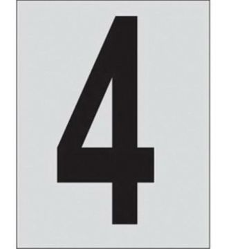 Reflective Individual Number and Letter Labels