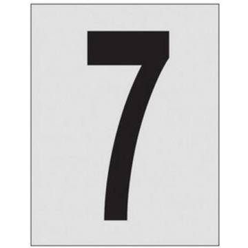 Reflective Individual Number and Letter Labels