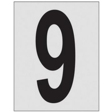 Reflective Individual Number and Letter Labels