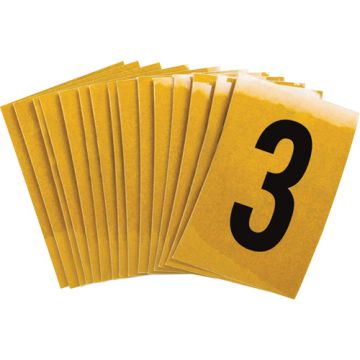 Reflective Individual Number and Letter Labels