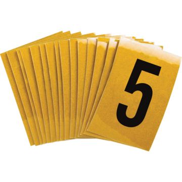 Reflective Individual Number and Letter Labels