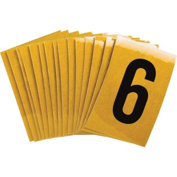 Reflective Individual Number and Letter Labels