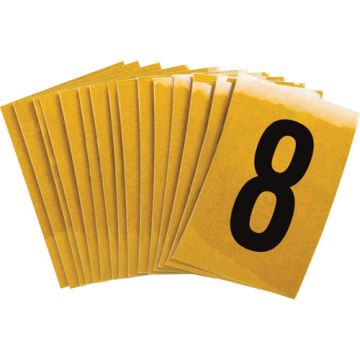 Reflective Individual Number and Letter Labels