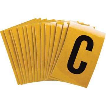 Reflective Individual Number and Letter Labels