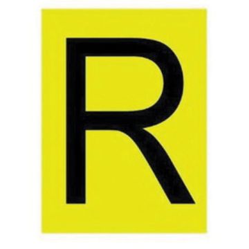 Reflective Individual Number & Letter Labels