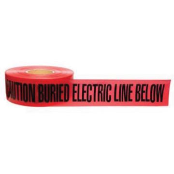 "Buried Electric Line" Identoline® Underground Warning Tape