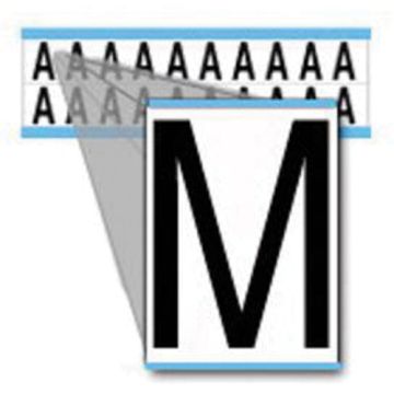 Individual Number & Letter Labels