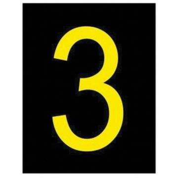 Reflective Individual Number and Letter Labels