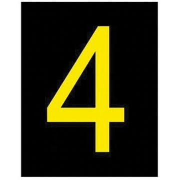 Reflective Individual Number and Letter Labels