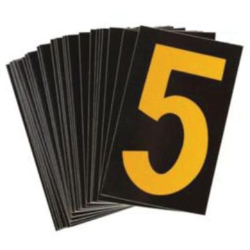 Reflective Individual Number and Letter Labels