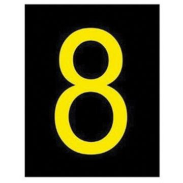 Reflective Individual Number and Letter Labels