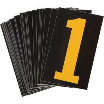 Reflective Individual Number and Letter Labels
