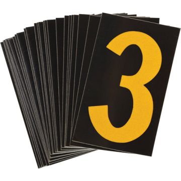 Reflective Individual Number and Letter Labels