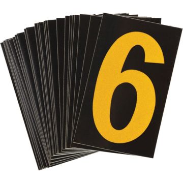 Reflective Individual Number and Letter Labels