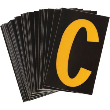 Reflective Individual Number and Letter Labels