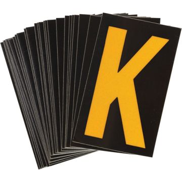 Reflective Individual Number and Letter Labels