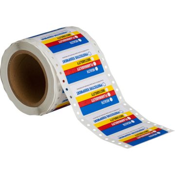 "Protective Equipment" Self-Laminating Labels