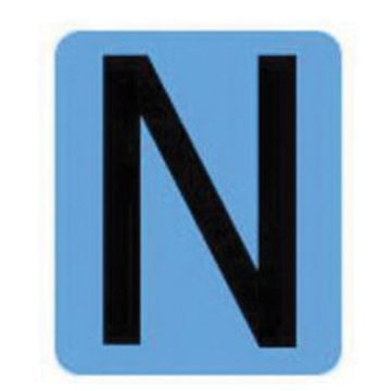 Condensed Quick-Align® Individual Gothic Number & Letter Labels