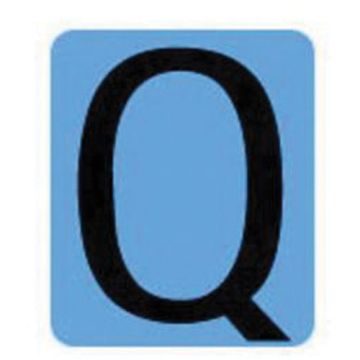 Condensed Quick-Align® Individual Gothic Number & Letter Labels