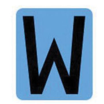 Quick-Align® Individual Gothic Number & Letter Labels