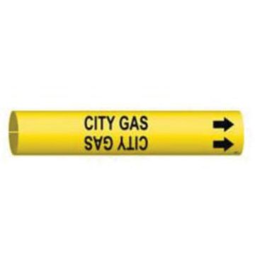 "City Gas" Pipe Marker