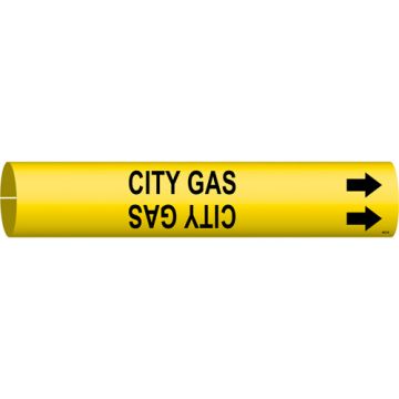 "City Gas" Pipe Marker