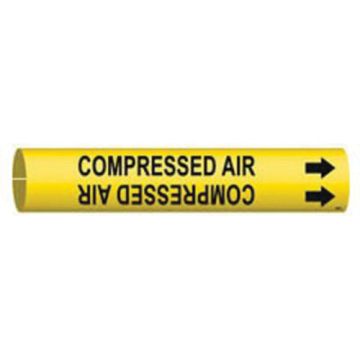 "Compressed Air" Pipe Marker