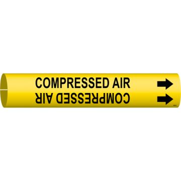 "Compressed Air" Pipe Marker
