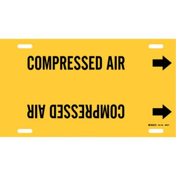"Compressed Air" Pipe Marker