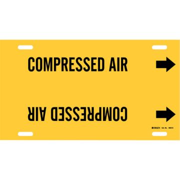 "Compressed Air" Pipe Marker