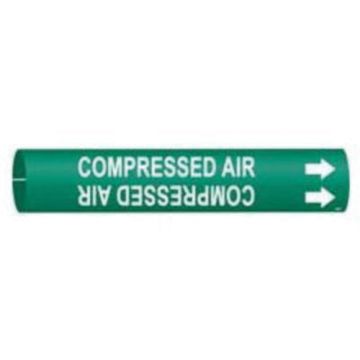 "Compressed Air" Pipe Marker