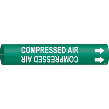 "Compressed Air" Pipe Marker