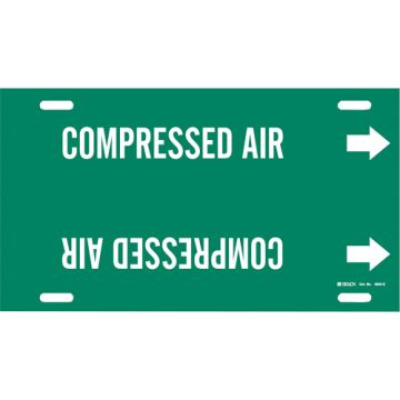 "Compressed Air" Pipe Marker