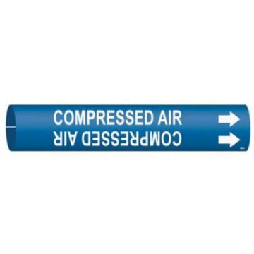 "Compressed Air" Pipe Marker