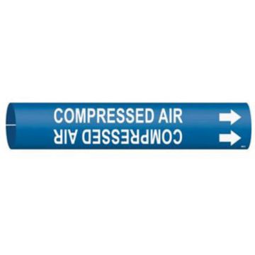 "Compressed Air" Pipe Marker