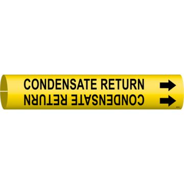 "Condensate Return" Pipe Marker