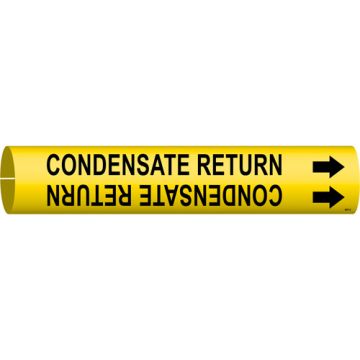 "Condensate Return" Pipe Marker