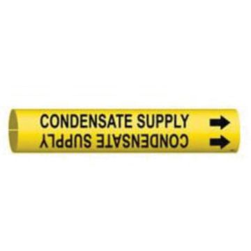 "Condensate Supply" Pipe Marker