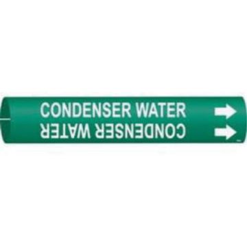 "Condenser Water" Pipe Marker