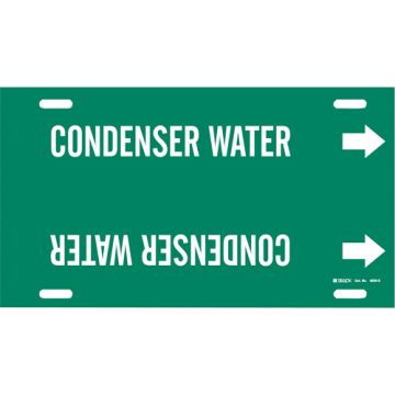 "Condenser Water" Pipe Marker