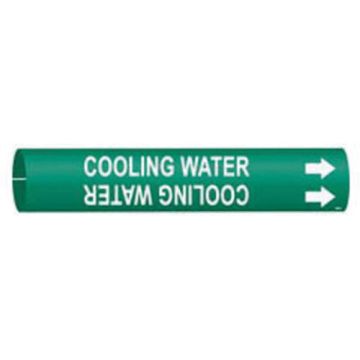 "Cooling Water" Pipe Marker