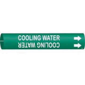 "Cooling Water" Pipe Marker
