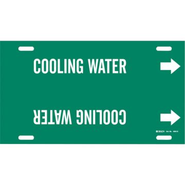 "Cooling Water" Pipe Marker