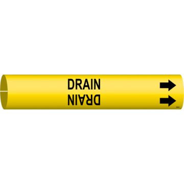 "Drain" Pipe Marker