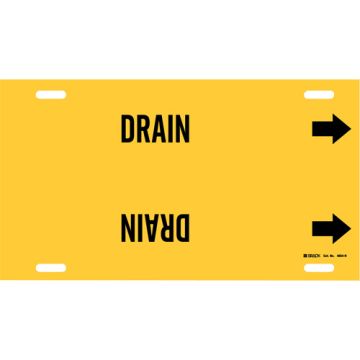 "Drain" Pipe Marker