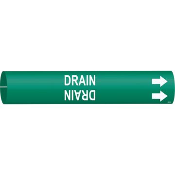 "Drain" Pipe Marker