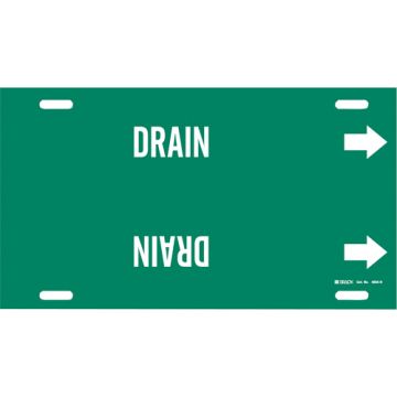 "Drain" Pipe Marker
