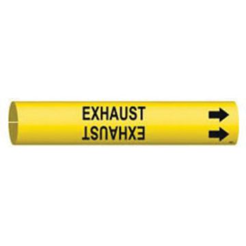 "Exhaust" Pipe Marker